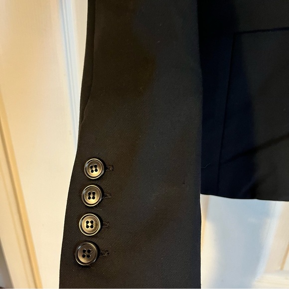 Smythe Peaked Lapel Tuxedo Blazer Size 4 - Picture 7 of 10